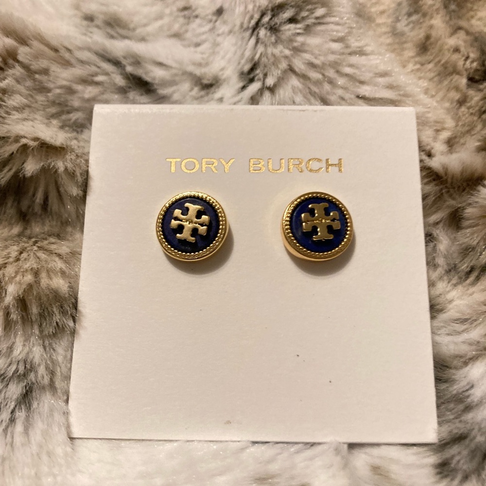 Tory Burch Logo Studs - Picture 2 of 5